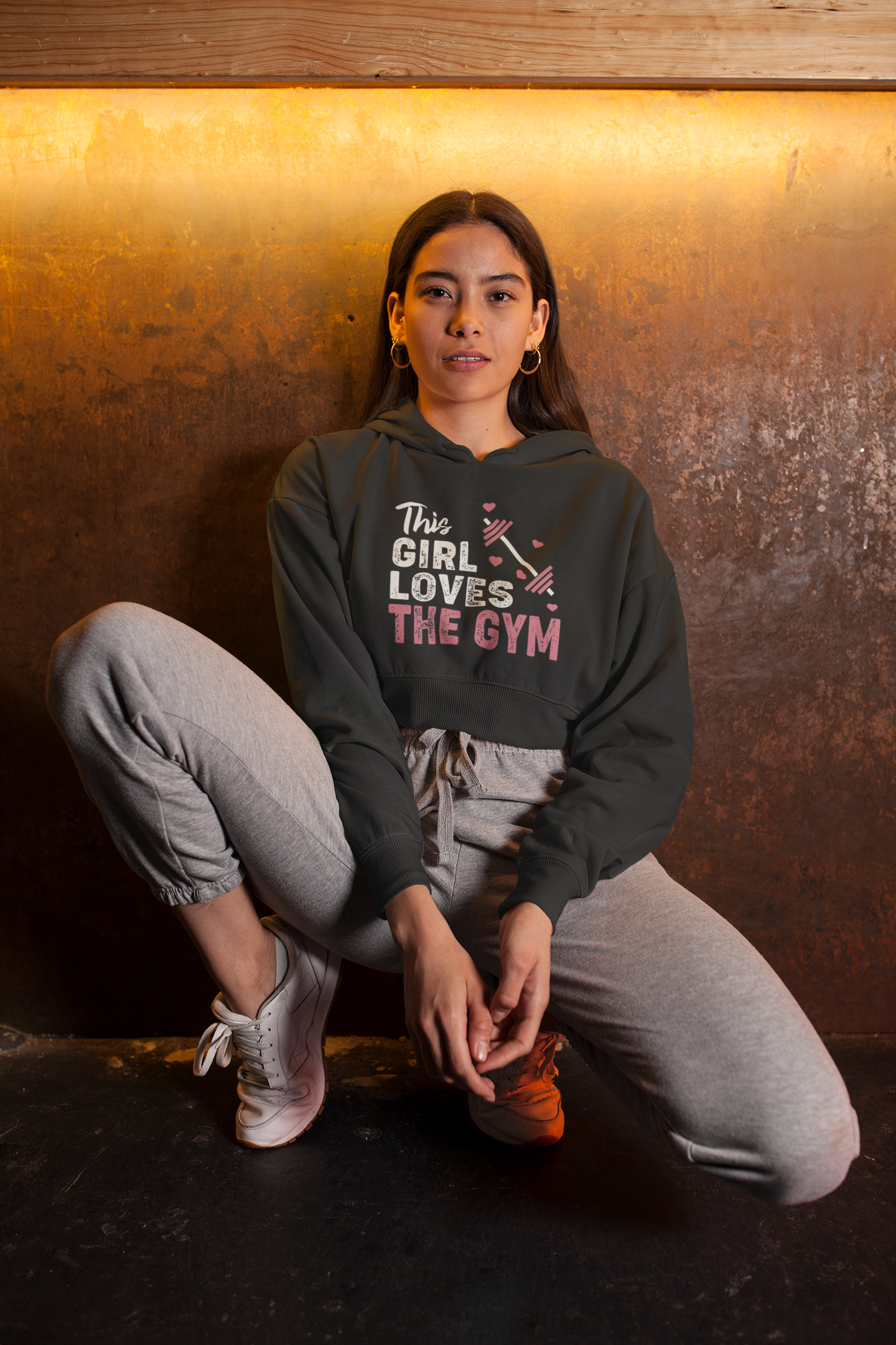 Crop Top Gym Sweater